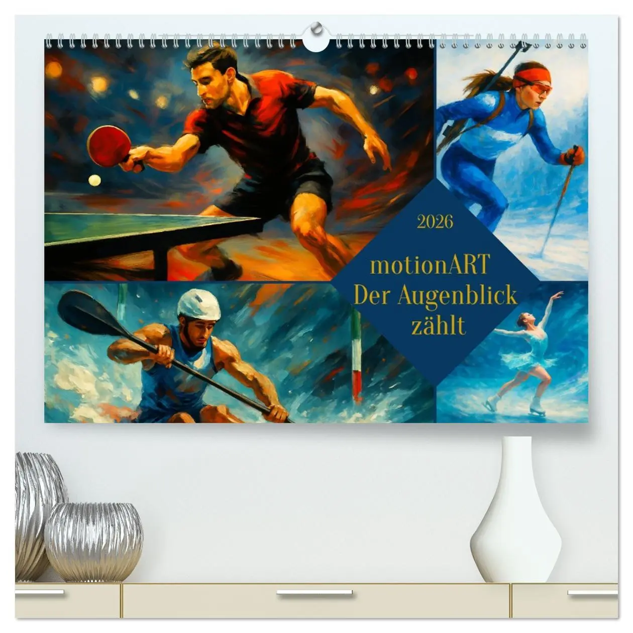 Cover: 9783516609370 | motionART Der Augenblick zählt (hochwertiger Premium Wandkalender...