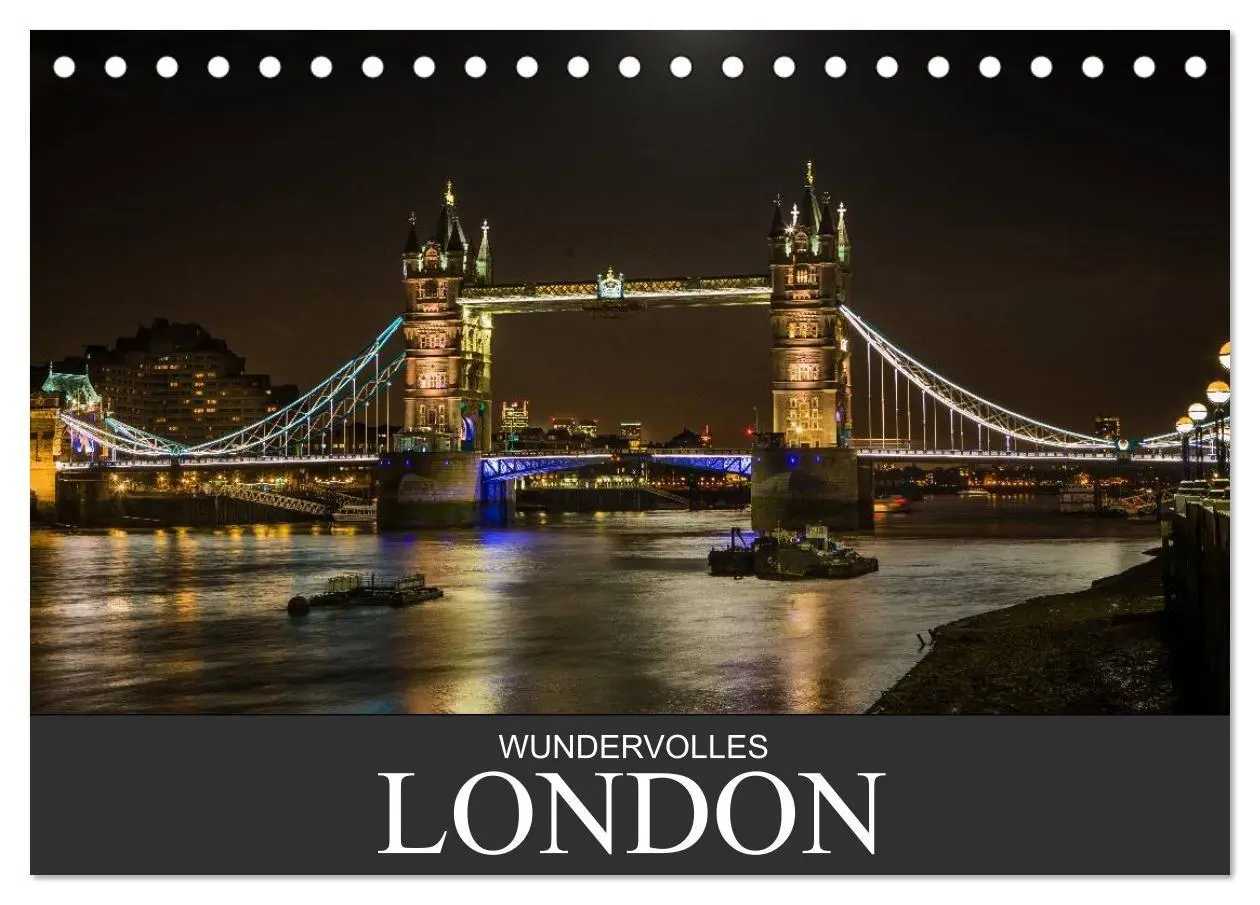 Cover: 9783594069370 | Wundervolles London (Tischkalender 2027 DIN A5 quer), CALVENDO...