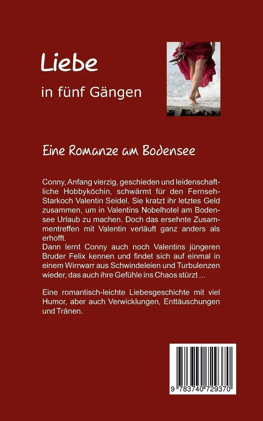 Rückseite: 9783740729370 | Liebe in fünf Gängen | Eine Romanze am Bodensee | Ulrike Janos | Buch