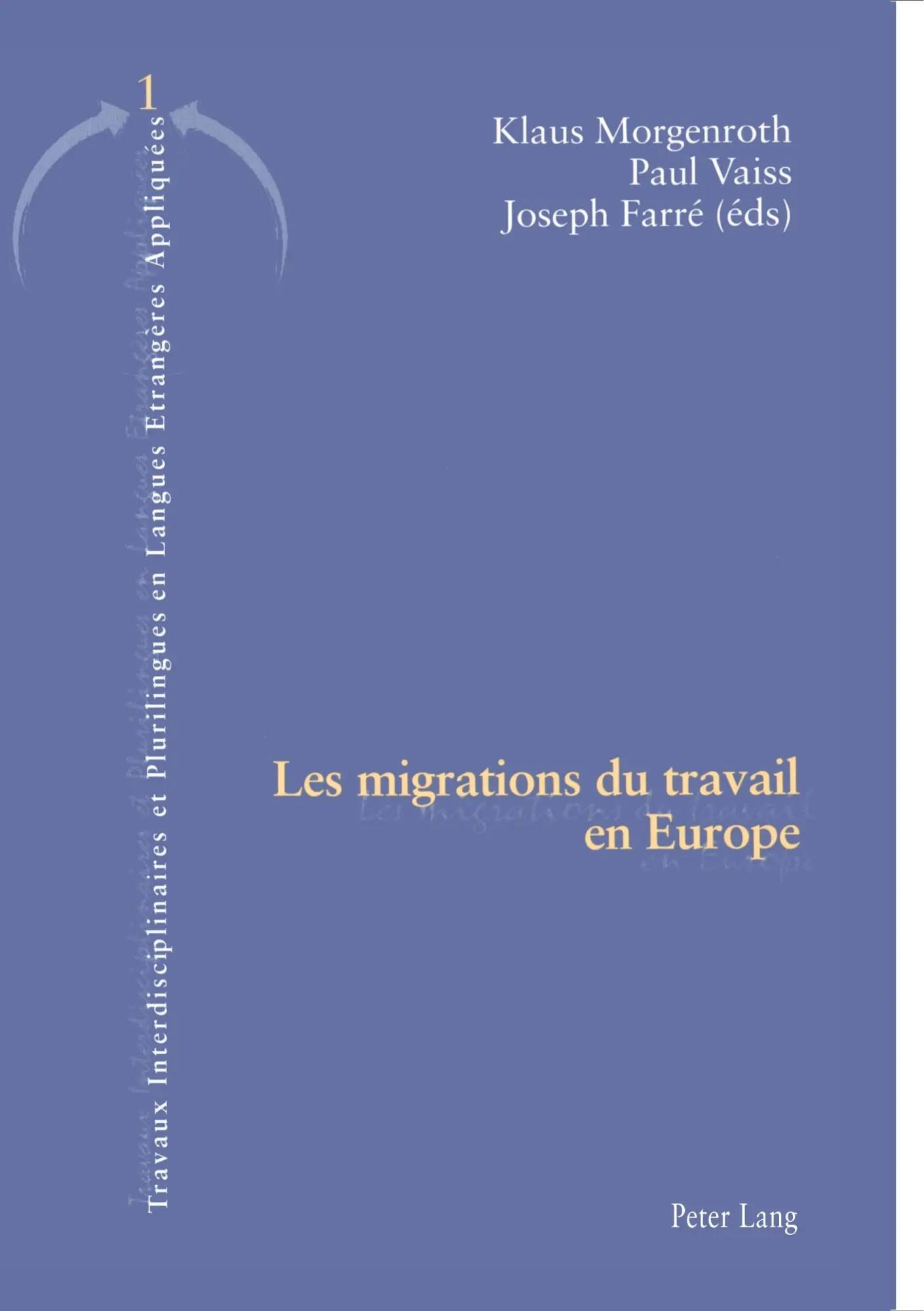 Cover: 9783906769370 | Les migrations du travail en Europe | Klaus Morgenroth (u. a.) | Buch
