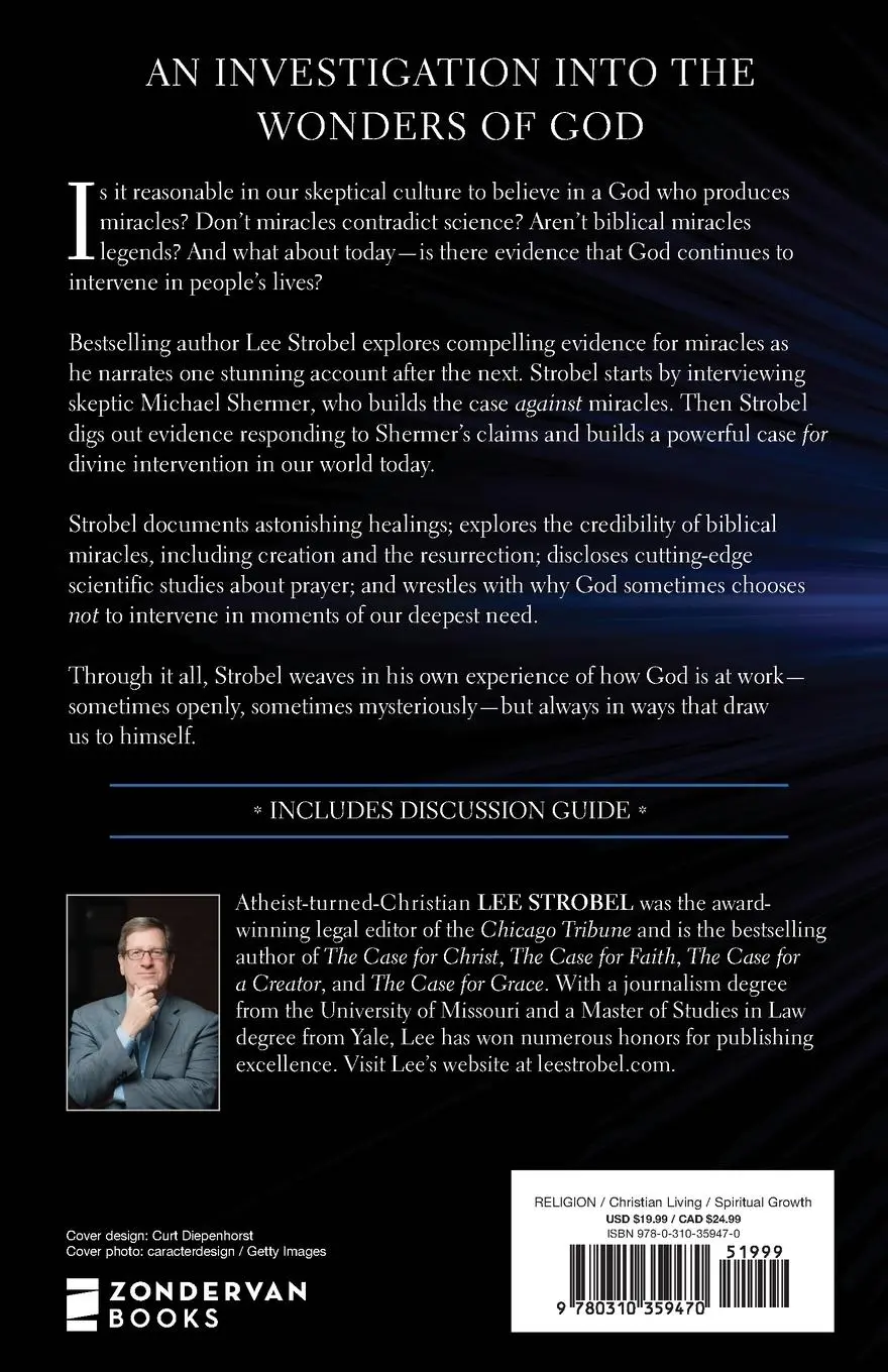 Rückseite: 9780310359470 | The Case for Miracles | Lee Strobel | Taschenbuch | Englisch | 2020