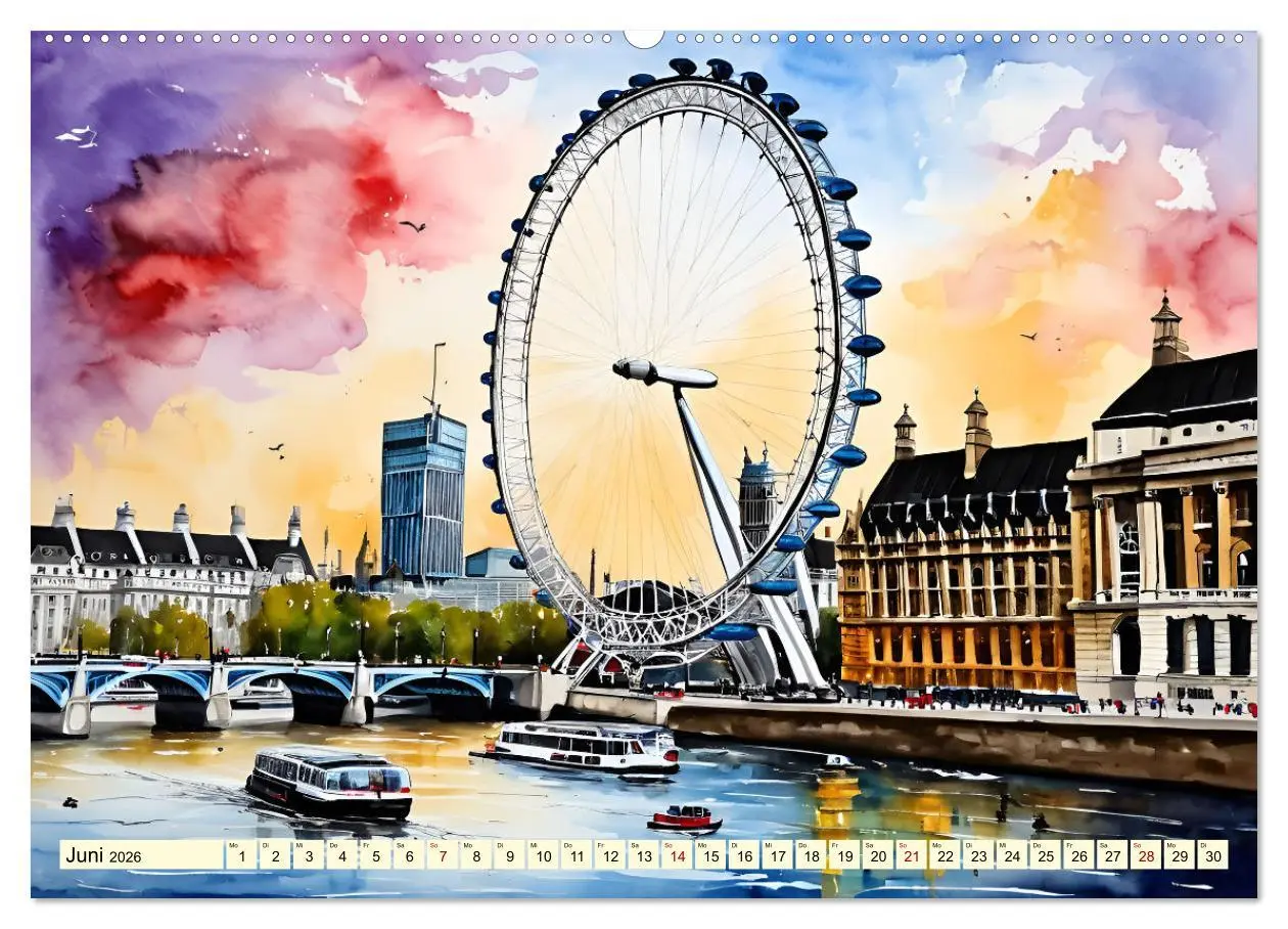 Bild: 9783457369470 | London - Metropole auf der Insel (hochwertiger Premium Wandkalender...