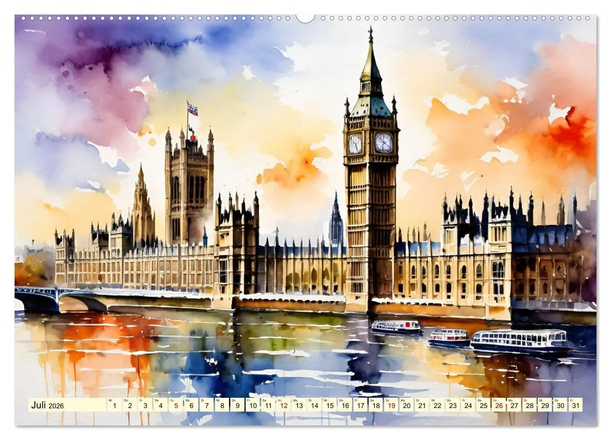 Bild: 9783457369470 | London - Metropole auf der Insel (hochwertiger Premium Wandkalender...