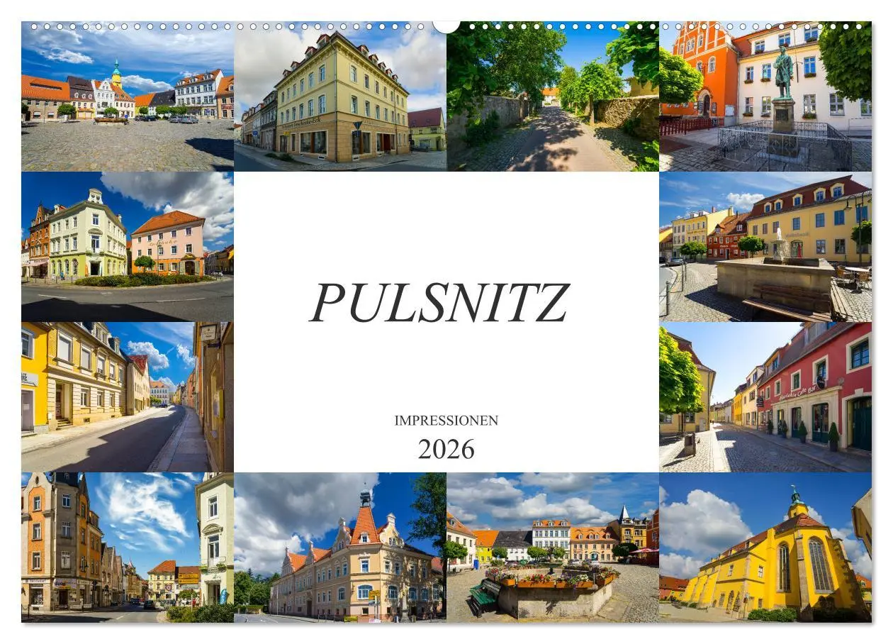 Cover: 9783457819470 | Pulsnitz Impressionen (Wandkalender 2026 DIN A2 quer), CALVENDO...