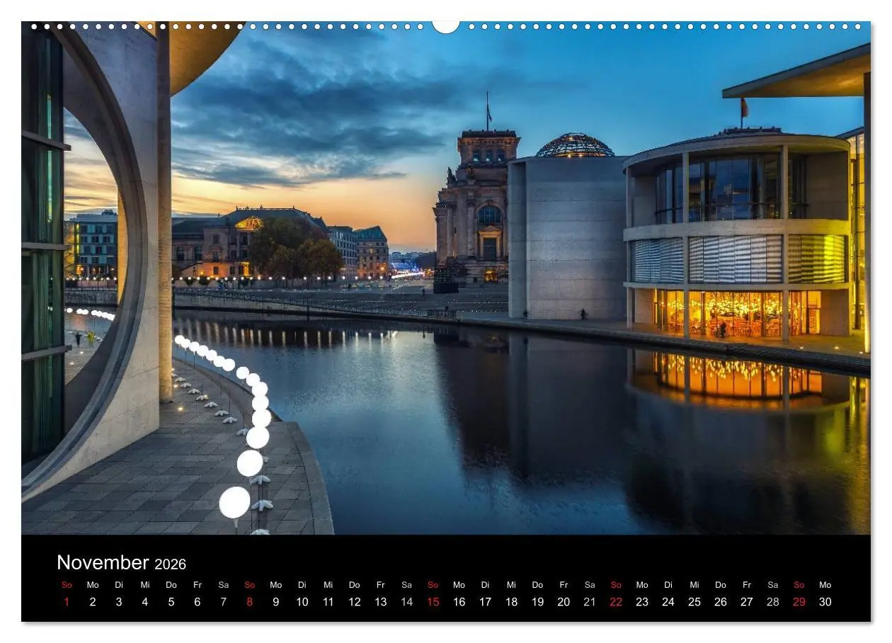 Bild: 9783516079470 | Berlin City bei Nacht (hochwertiger Premium Wandkalender 2026 DIN...