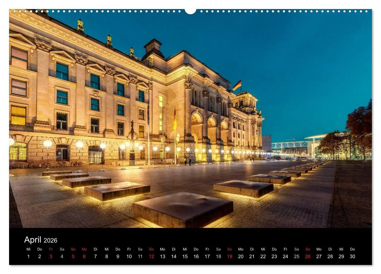 Bild: 9783516079470 | Berlin City bei Nacht (hochwertiger Premium Wandkalender 2026 DIN...