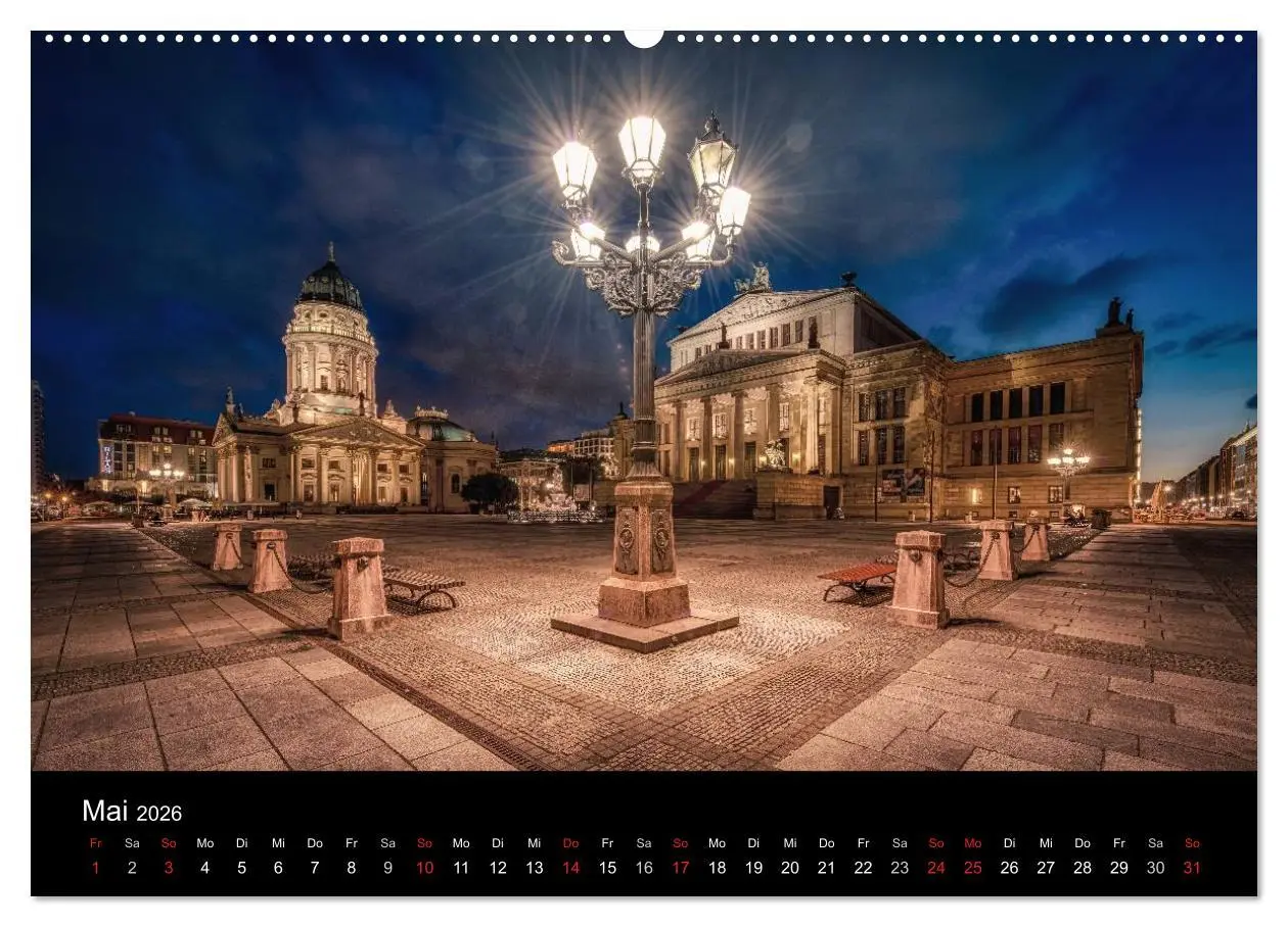 Bild: 9783516079470 | Berlin City bei Nacht (hochwertiger Premium Wandkalender 2026 DIN...
