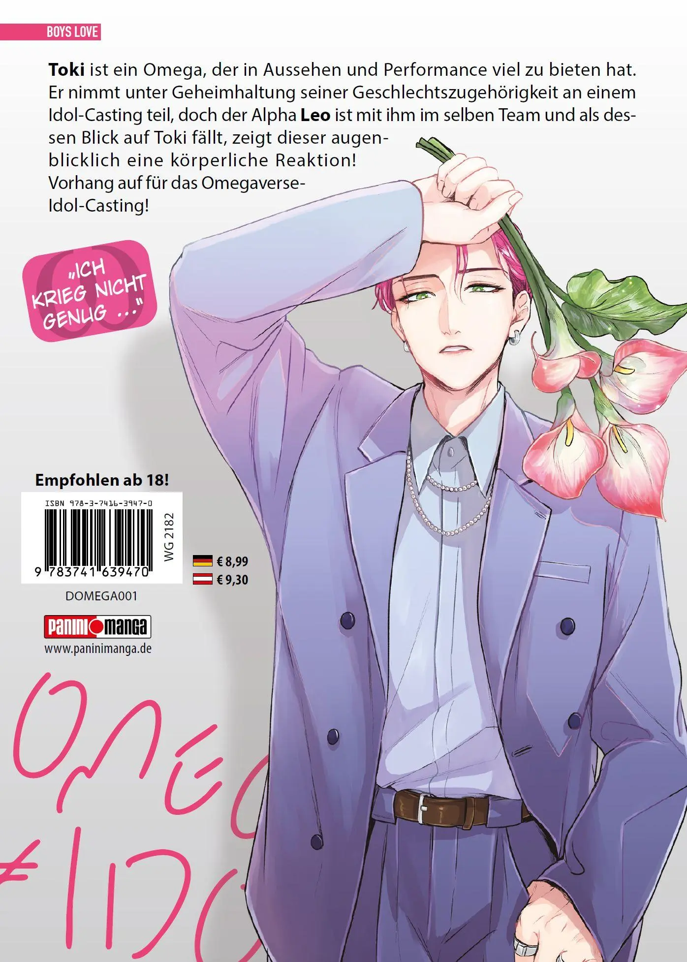 Rückseite: 9783741639470 | Omega ¿ Idol | Haruno Narita | Taschenbuch | 224 S. | Deutsch | 2024