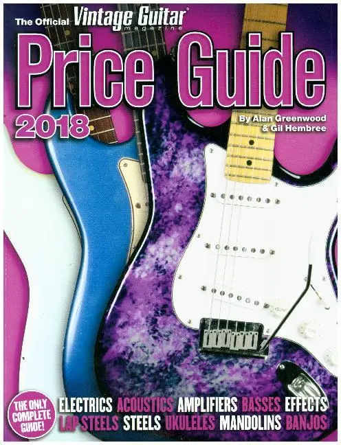 Cover: 888680709570 | The Official Vintage Guitar Magazine Price Guide 2018 (Book) | Buch
