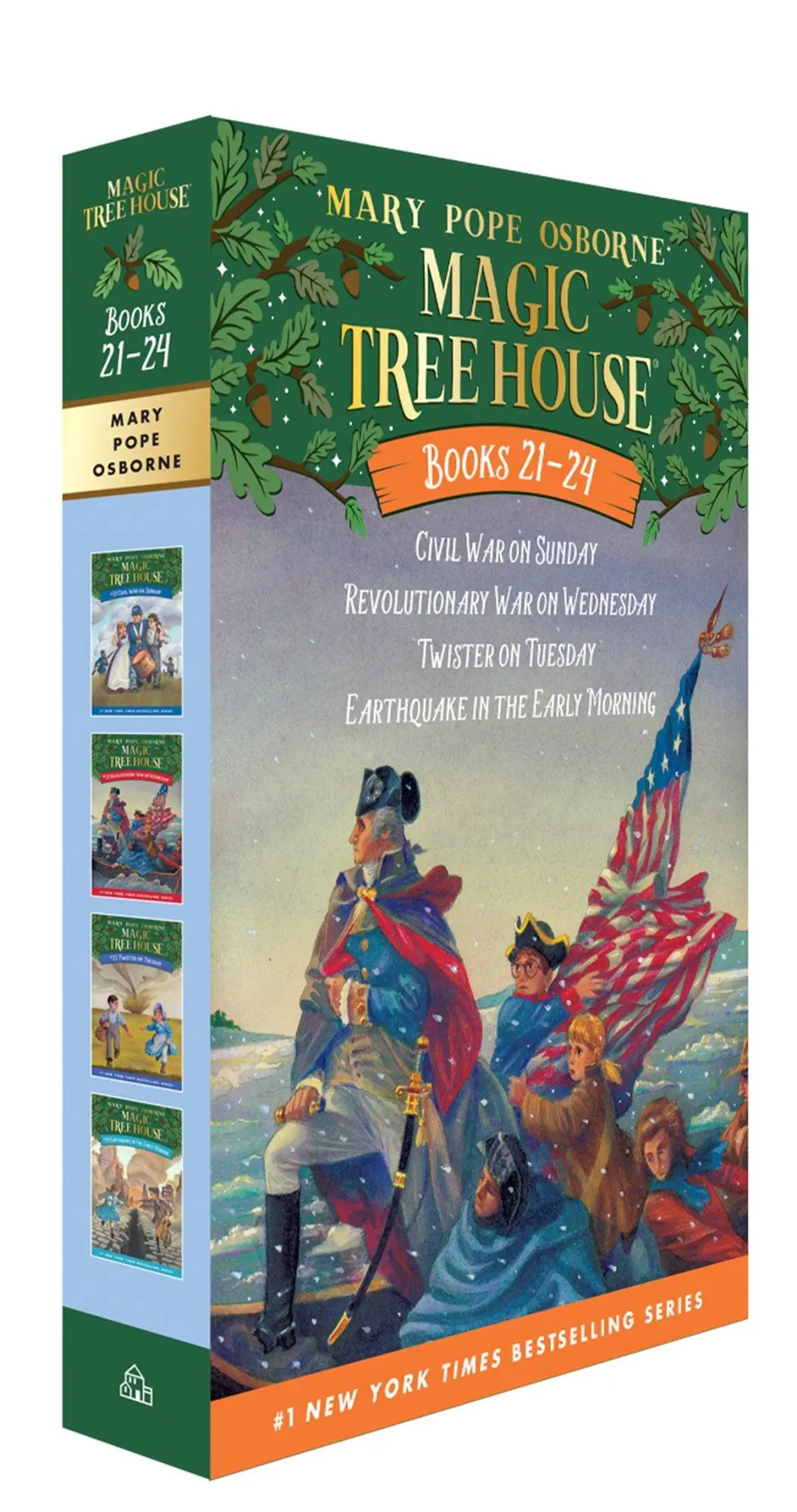 Cover: 9780385389570 | Magic Tree House Books 21-24 Boxed Set | American History Quartet