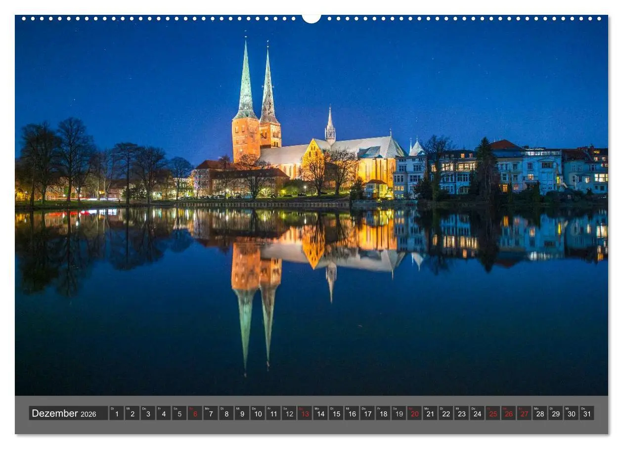 Bild: 9783516069570 | Die Hansestadt Lübeck (hochwertiger Premium Wandkalender 2026 DIN...