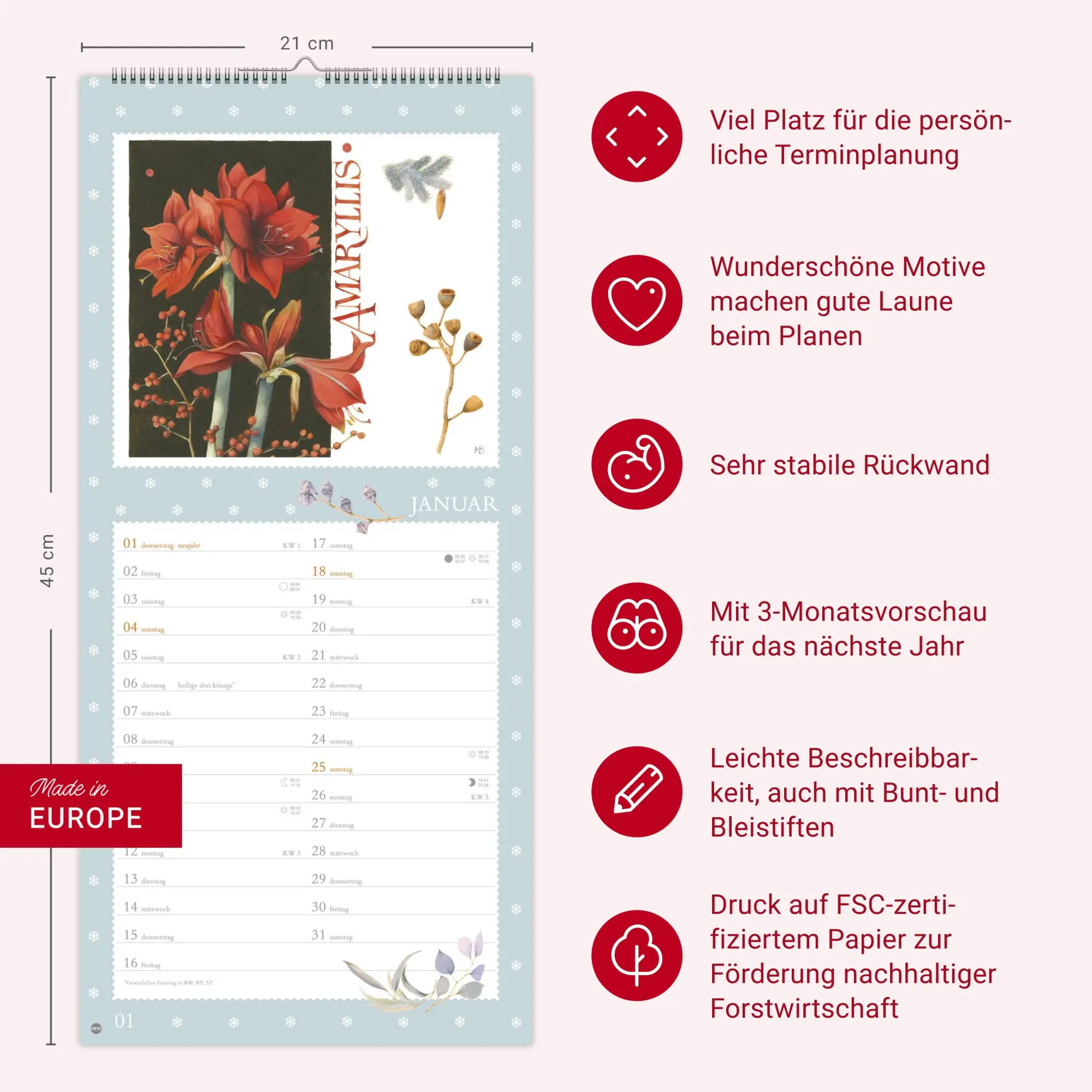 Bild: 9783756409570 | Marjolein Bastin: Wunder der Natur Kalender 2026 | Marjolein Bastin