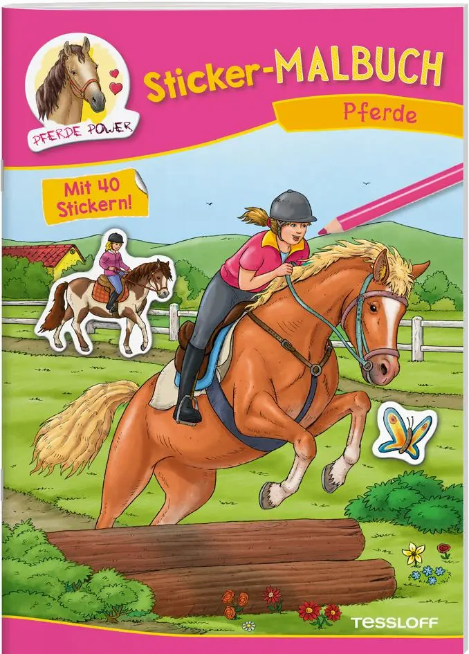 Cover: 9783788639570 | Sticker-Malbuch Pferde | Max Walther | Taschenbuch | 32 S. | Deutsch