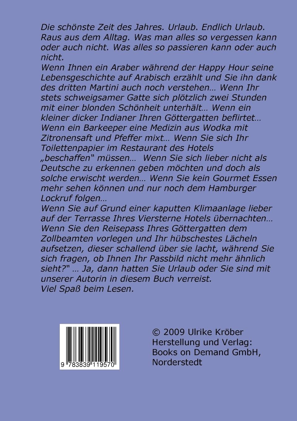 Rückseite: 9783839119570 | Liebling, vergiss die Lockenwickler nicht | Ulrike Kröber | Buch