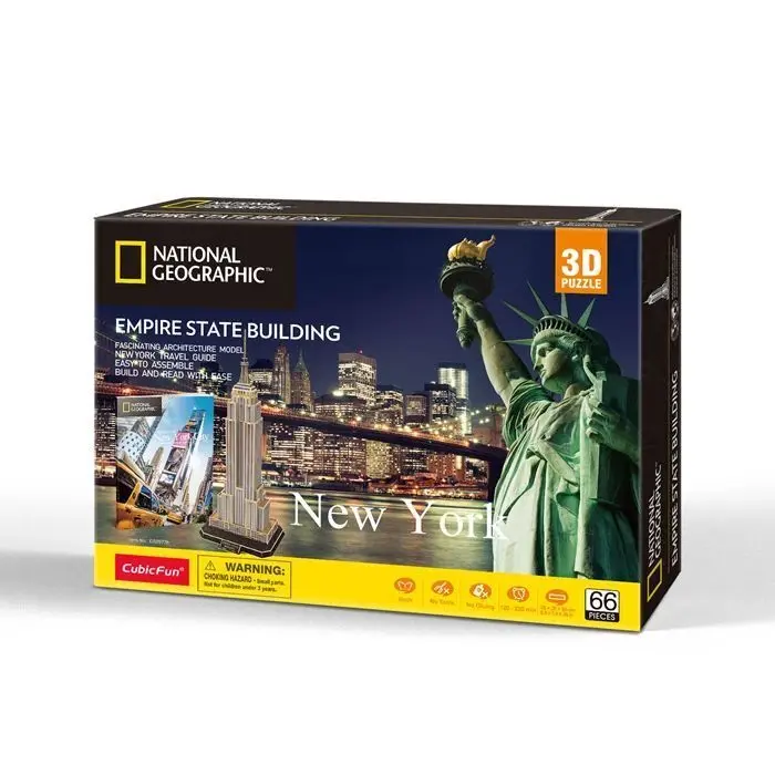 Cover: 7640409429670 | CUBICFUN - 3D Puzzle Empire State Building 66 Teile | Spiel | 660977
