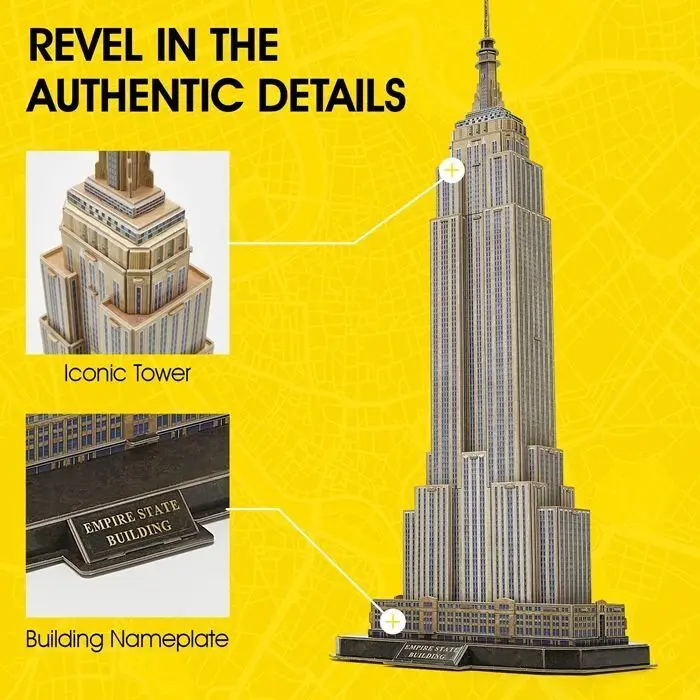 Bild: 7640409429670 | CUBICFUN - 3D Puzzle Empire State Building 66 Teile | Spiel | 660977
