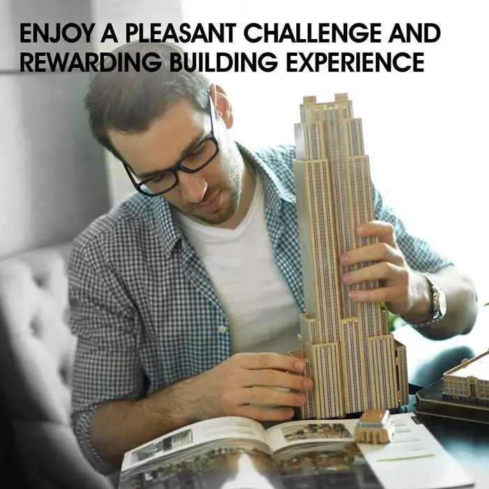 Bild: 7640409429670 | CUBICFUN - 3D Puzzle Empire State Building 66 Teile | Spiel | 660977