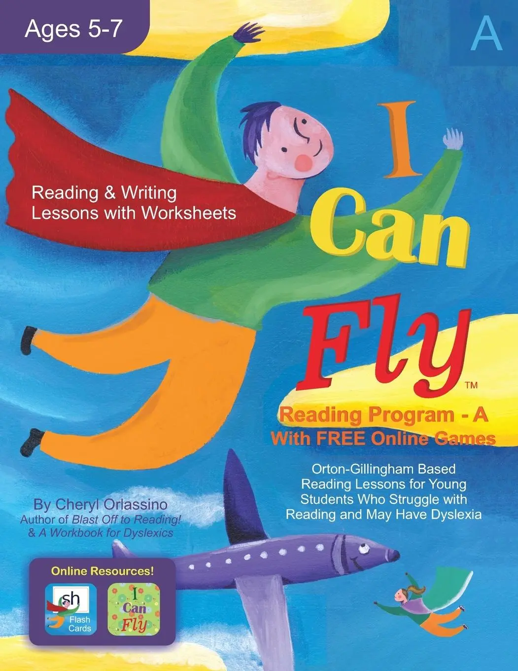Cover: 9780983199670 | I Can Fly Reading Program with Online Games, Book A | Cheryl Orlassino