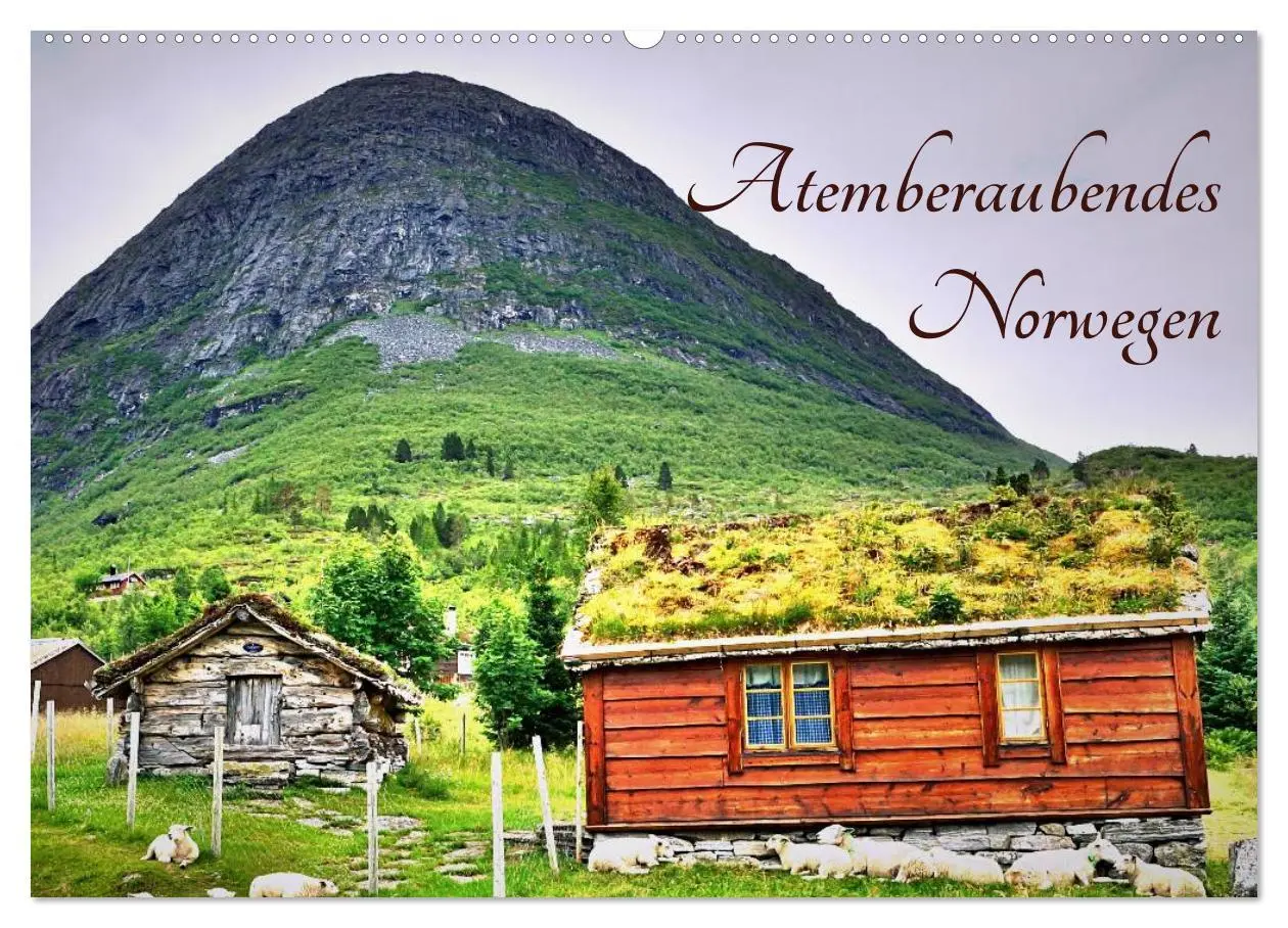 Cover: 9783435569670 | Atemberaubendes Norwegen (Wandkalender 2025 DIN A2 quer), CALVENDO...