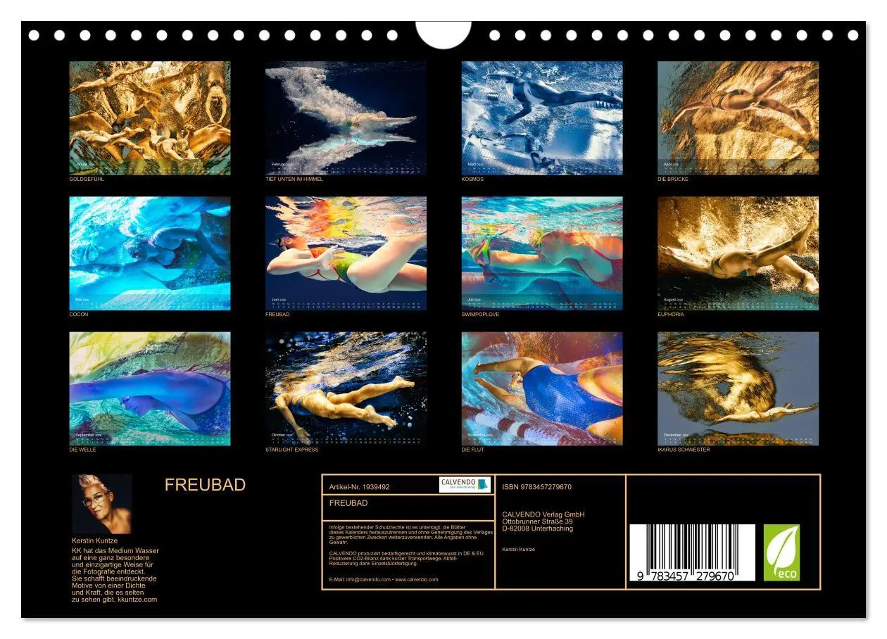 Bild: 9783457279670 | FREUBAD (Wandkalender 2026 DIN A4 quer), CALVENDO Monatskalender