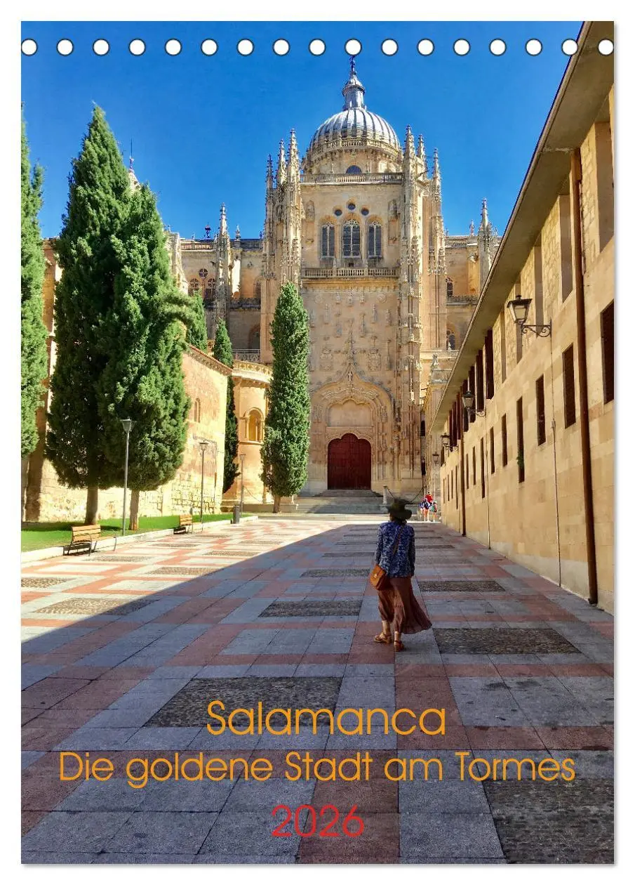 Cover: 9783516369670 | Salamanca. Die goldene Stadt am Tormes (Tischkalender 2026 DIN A5...