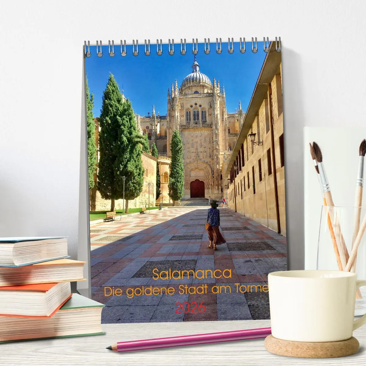 Bild: 9783516369670 | Salamanca. Die goldene Stadt am Tormes (Tischkalender 2026 DIN A5...