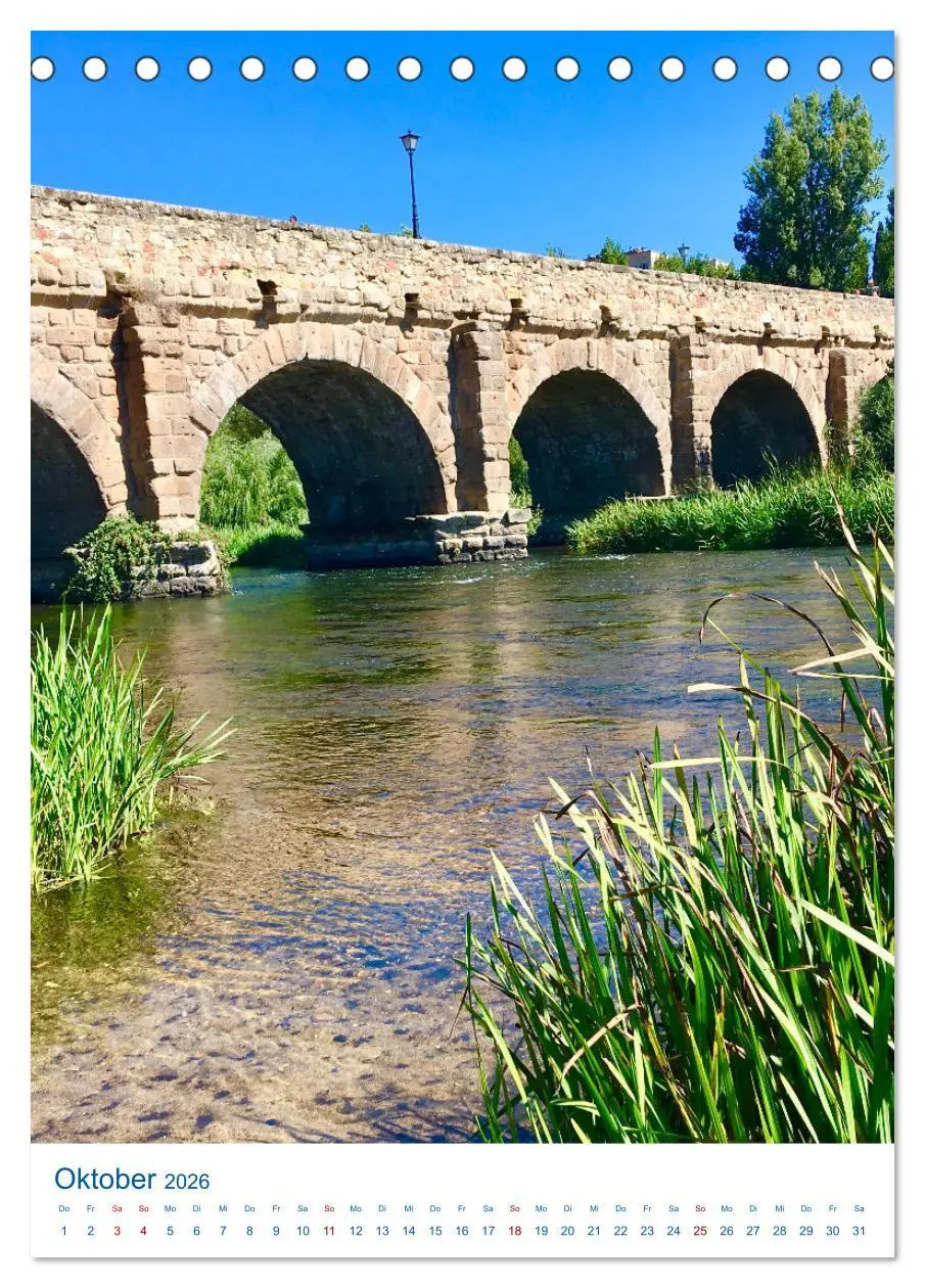 Bild: 9783516369670 | Salamanca. Die goldene Stadt am Tormes (Tischkalender 2026 DIN A5...