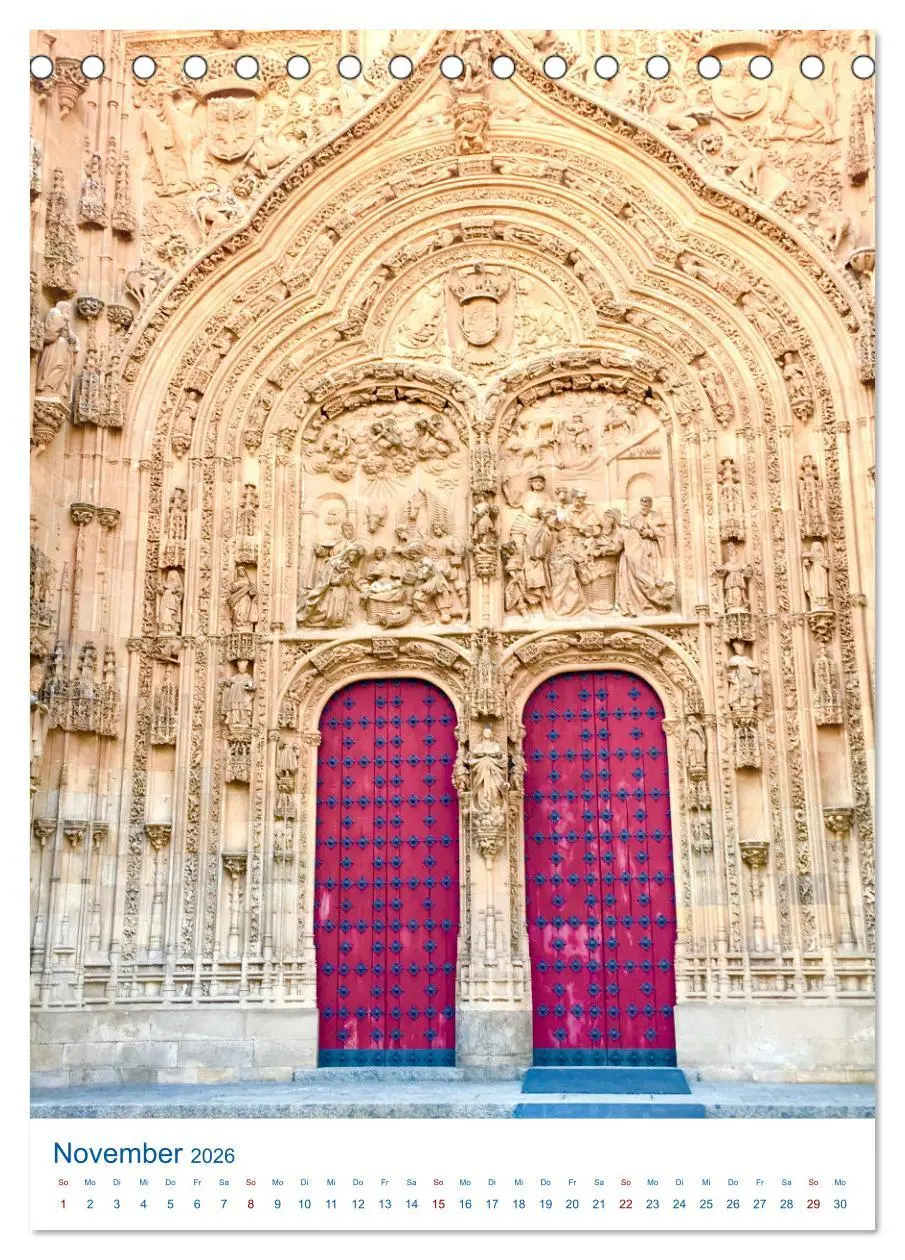 Bild: 9783516369670 | Salamanca. Die goldene Stadt am Tormes (Tischkalender 2026 DIN A5...
