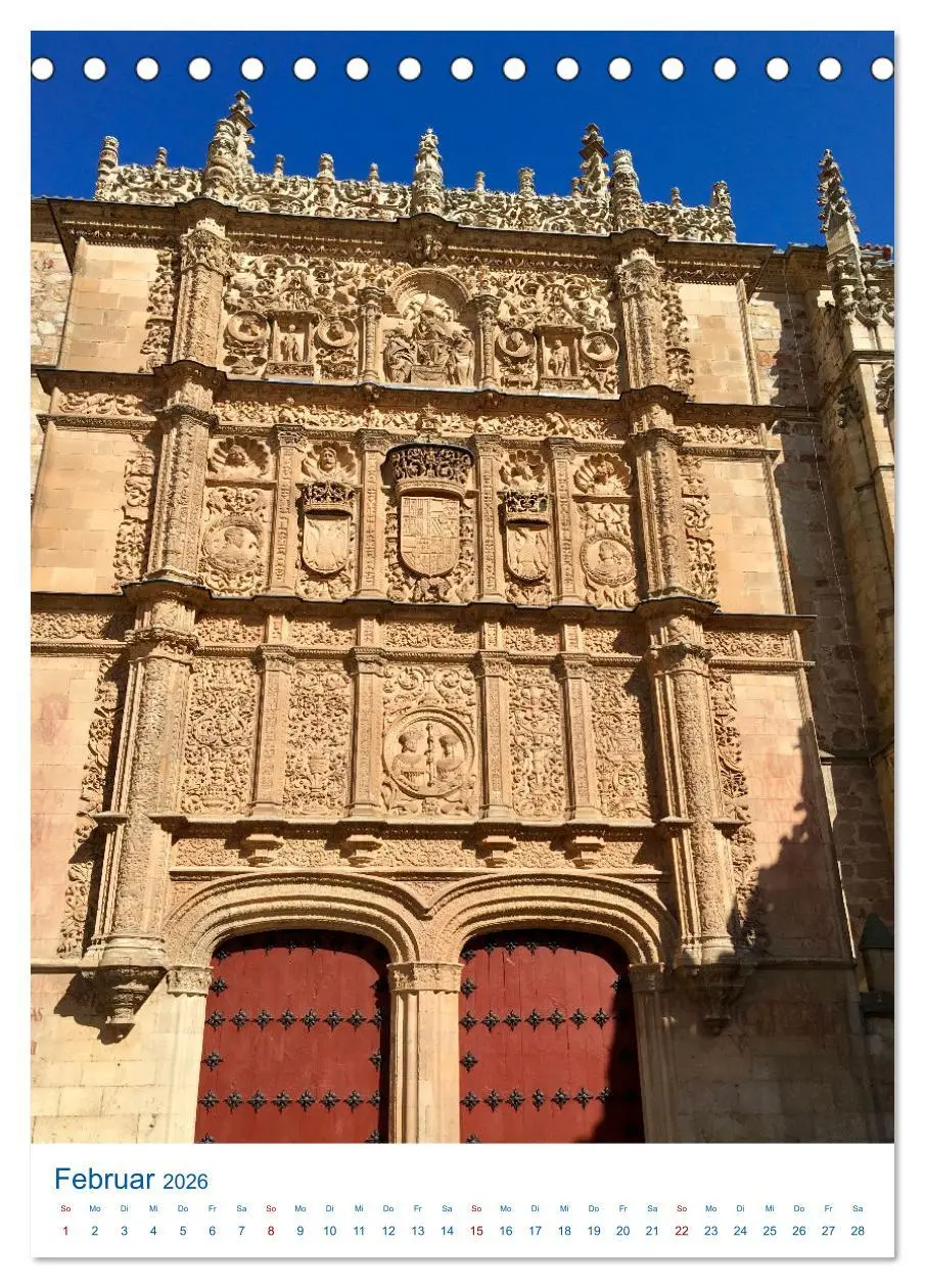 Bild: 9783516369670 | Salamanca. Die goldene Stadt am Tormes (Tischkalender 2026 DIN A5...