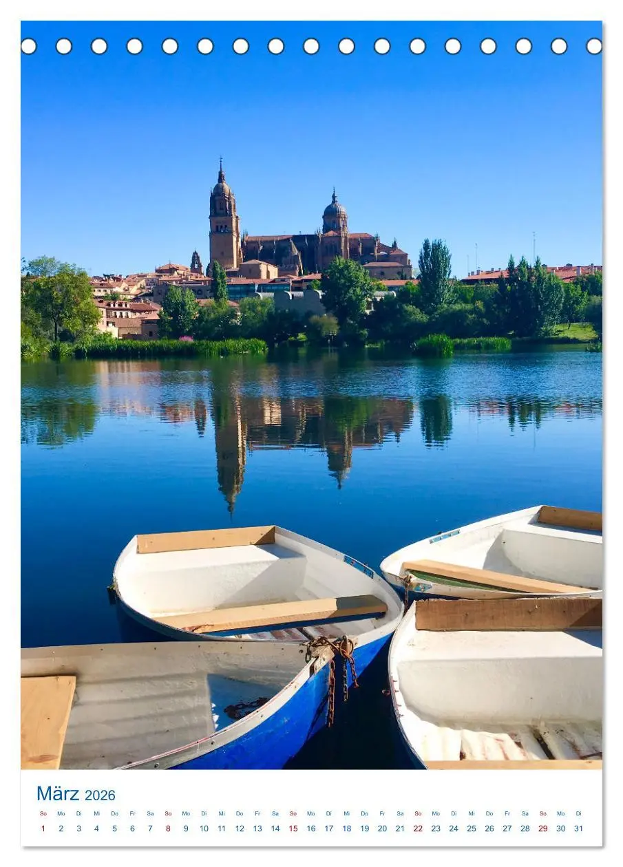 Bild: 9783516369670 | Salamanca. Die goldene Stadt am Tormes (Tischkalender 2026 DIN A5...