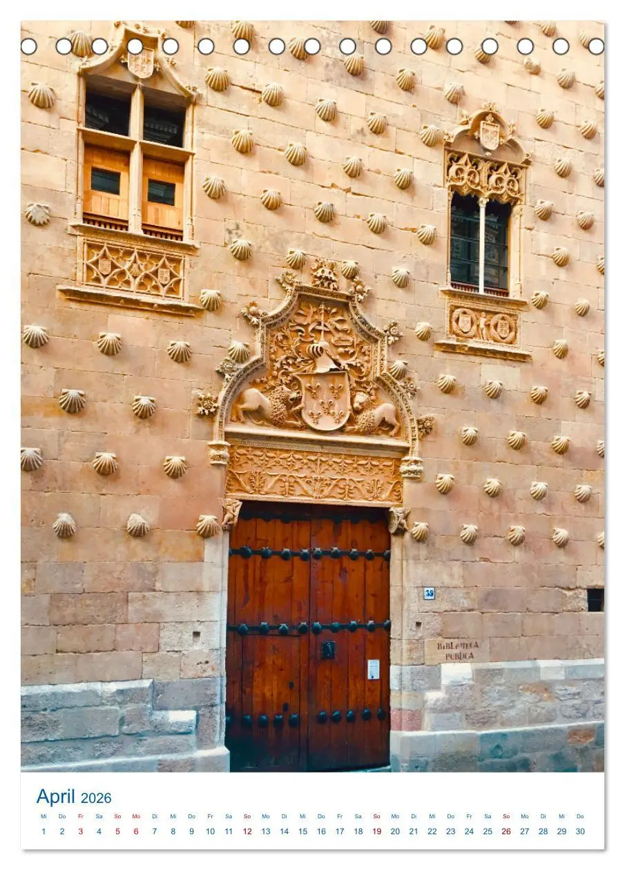 Bild: 9783516369670 | Salamanca. Die goldene Stadt am Tormes (Tischkalender 2026 DIN A5...