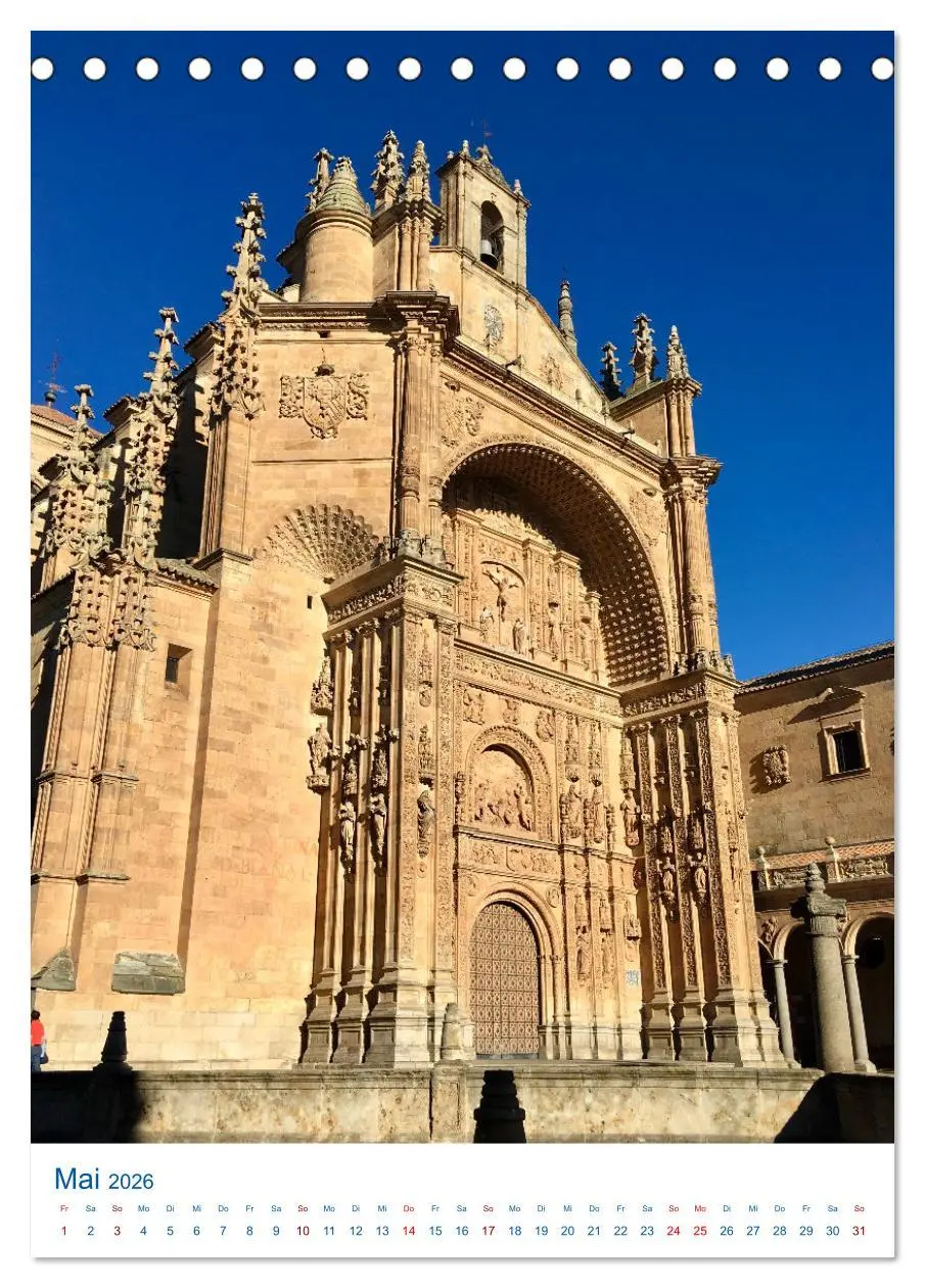 Bild: 9783516369670 | Salamanca. Die goldene Stadt am Tormes (Tischkalender 2026 DIN A5...