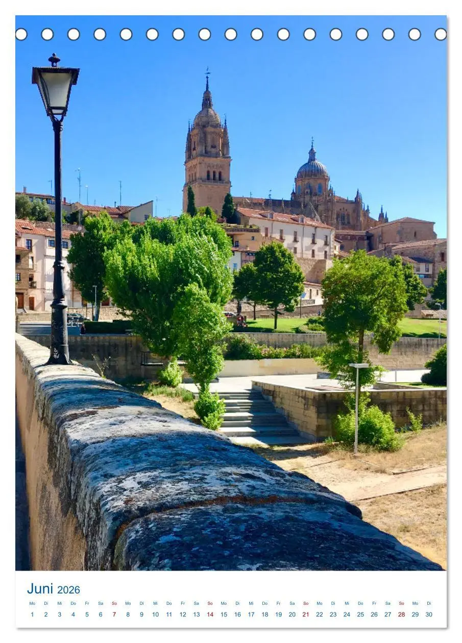 Bild: 9783516369670 | Salamanca. Die goldene Stadt am Tormes (Tischkalender 2026 DIN A5...