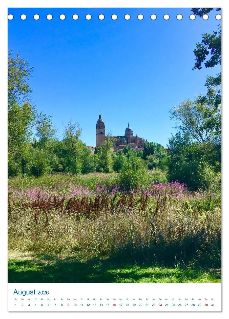 Bild: 9783516369670 | Salamanca. Die goldene Stadt am Tormes (Tischkalender 2026 DIN A5...