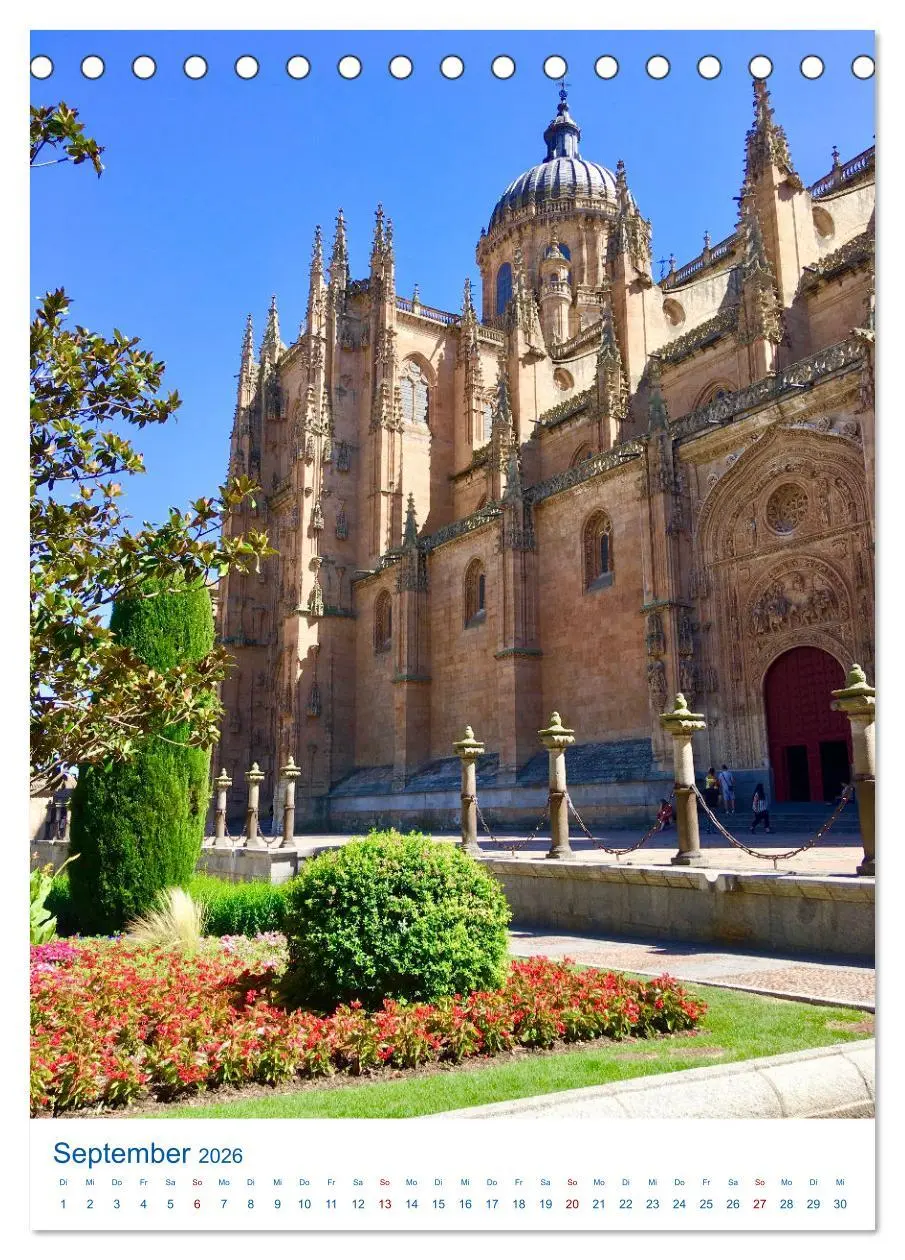 Bild: 9783516369670 | Salamanca. Die goldene Stadt am Tormes (Tischkalender 2026 DIN A5...