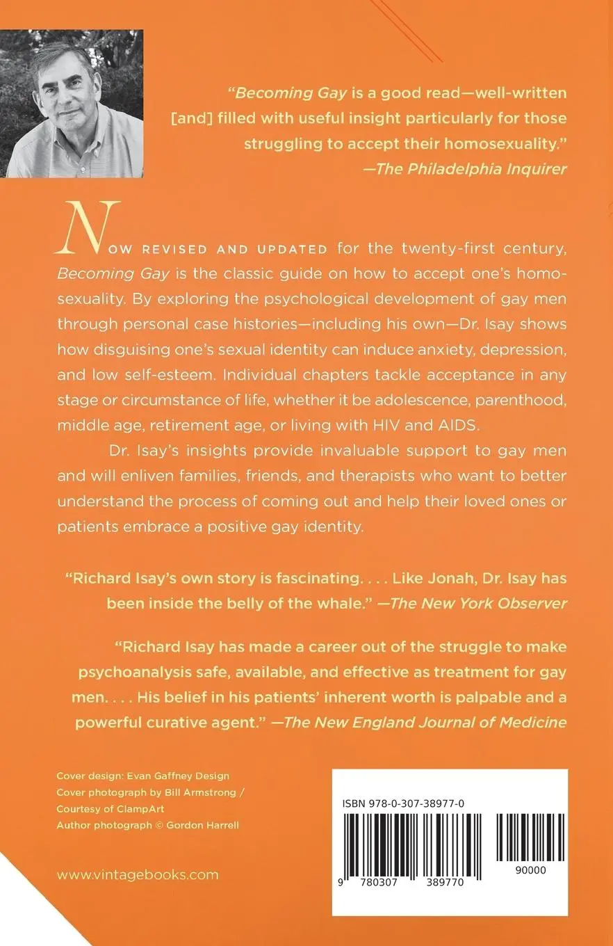Rückseite: 9780307389770 | Becoming Gay | The Journey to Self-Acceptance | Richard Isay | Buch