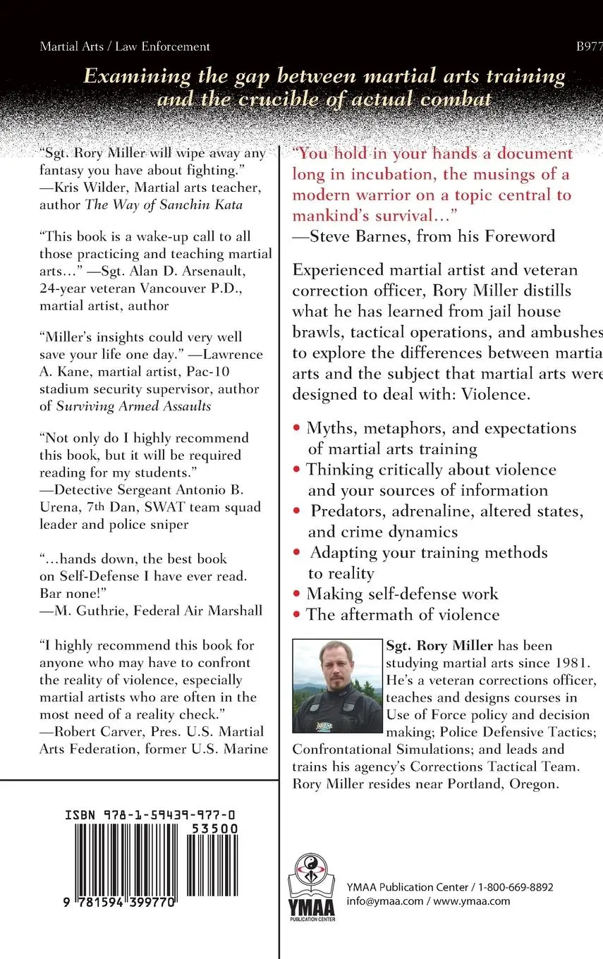 Rückseite: 9781594399770 | Meditations on Violence | Rory Miller | Buch | Gebunden | Englisch