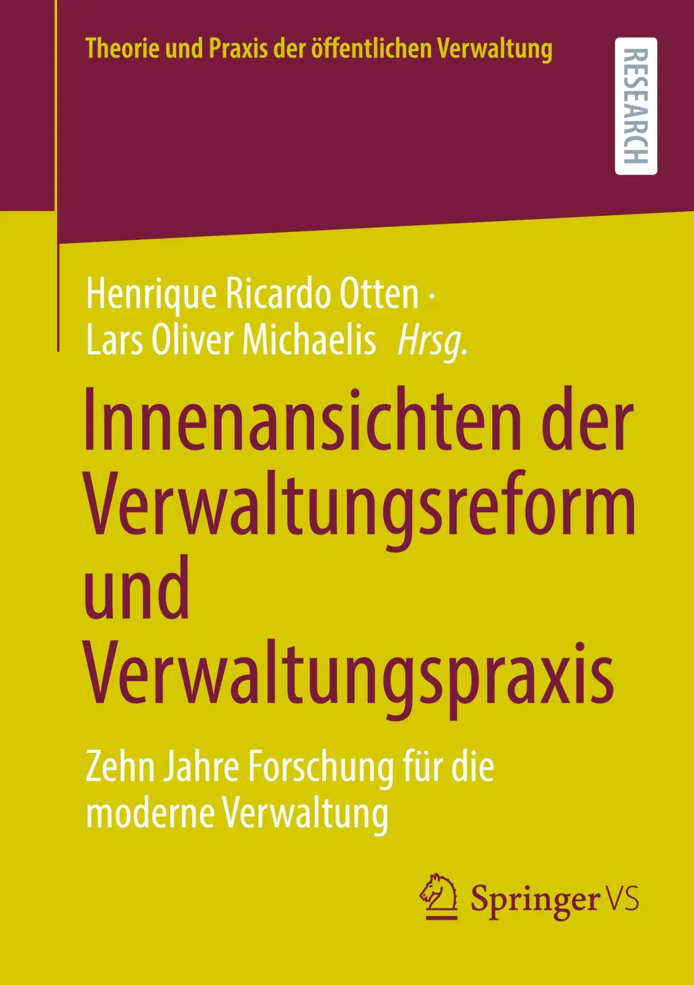 Cover: 9783658479770 | Innenansichten der Verwaltungsreform und Verwaltungspraxis | Buch | vi