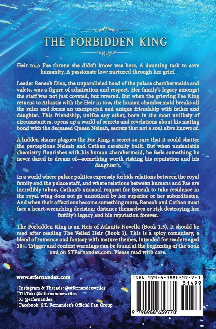 Rückseite: 9798988639770 | The Forbidden King | S. T. Fernandez | Taschenbuch | Englisch | 2024