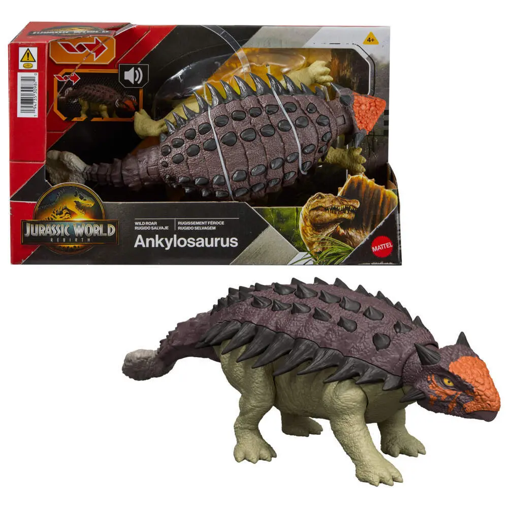 Cover: 194735309870 | Jurassic World Wild Roar Ankylosaurus | Offene Verpackung | JGB90