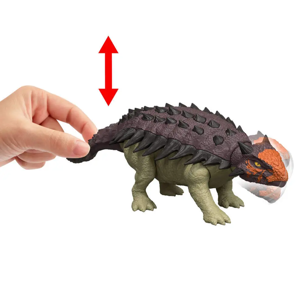 Bild: 194735309870 | Jurassic World Wild Roar Ankylosaurus | Offene Verpackung | JGB90