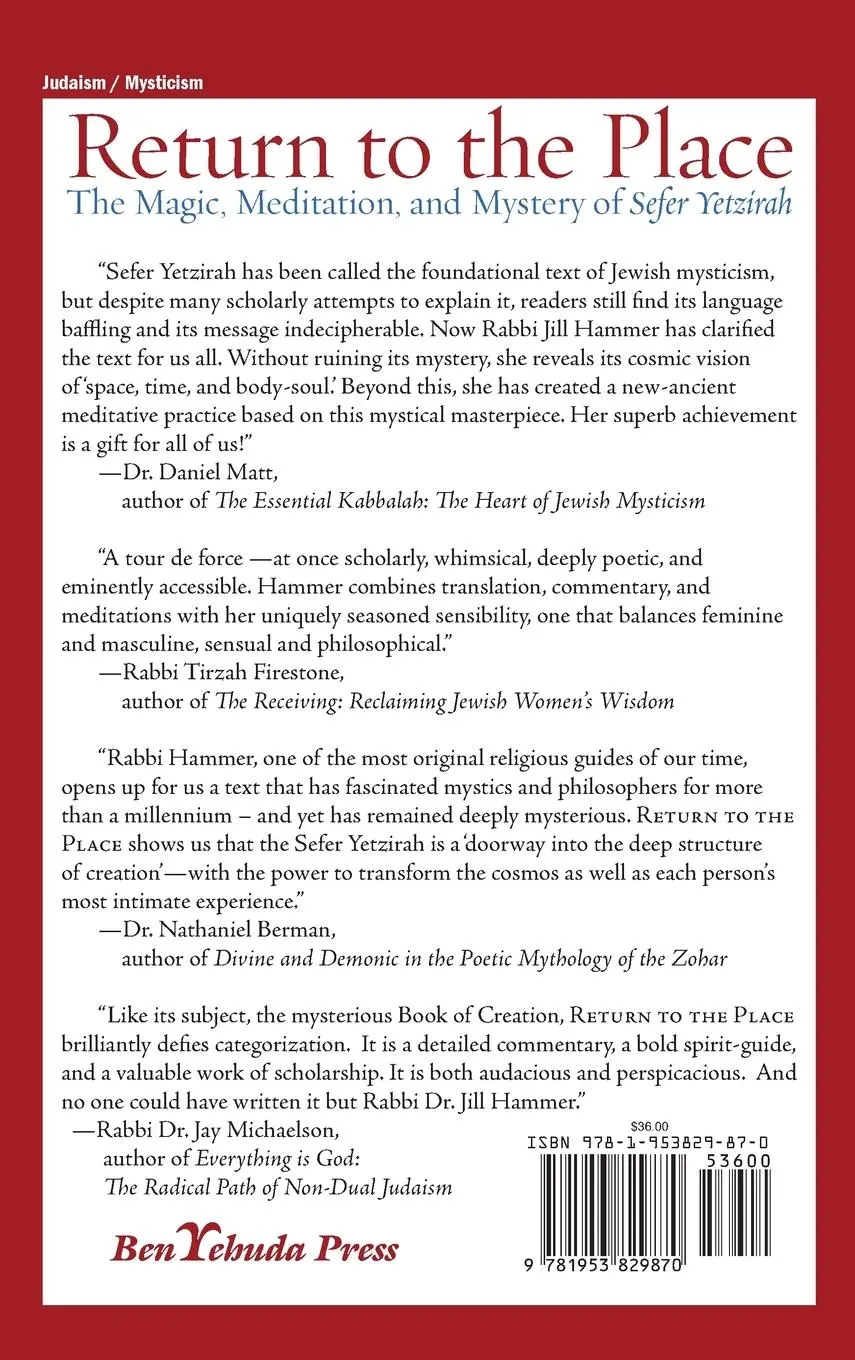 Rückseite: 9781953829870 | Return to the Place | Jill Hammer | Buch | Englisch | 2020