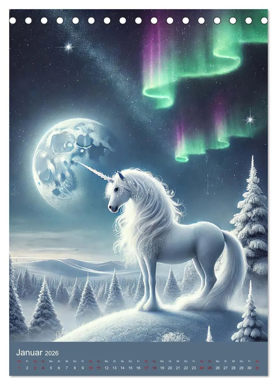 Bild: 9783457259870 | Mystische Welten, Fantasy Naturzauber (Tischkalender 2026 DIN A5...