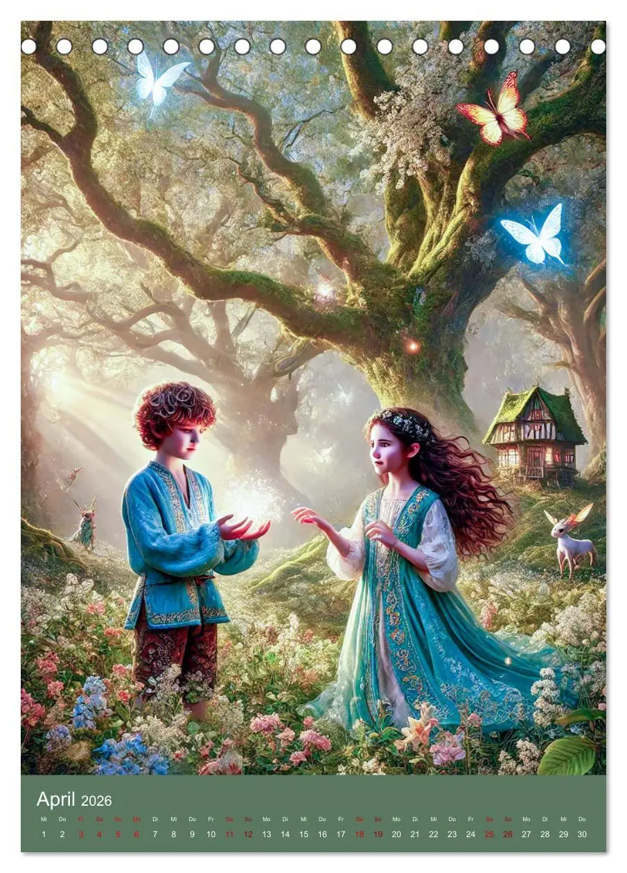 Bild: 9783457259870 | Mystische Welten, Fantasy Naturzauber (Tischkalender 2026 DIN A5...