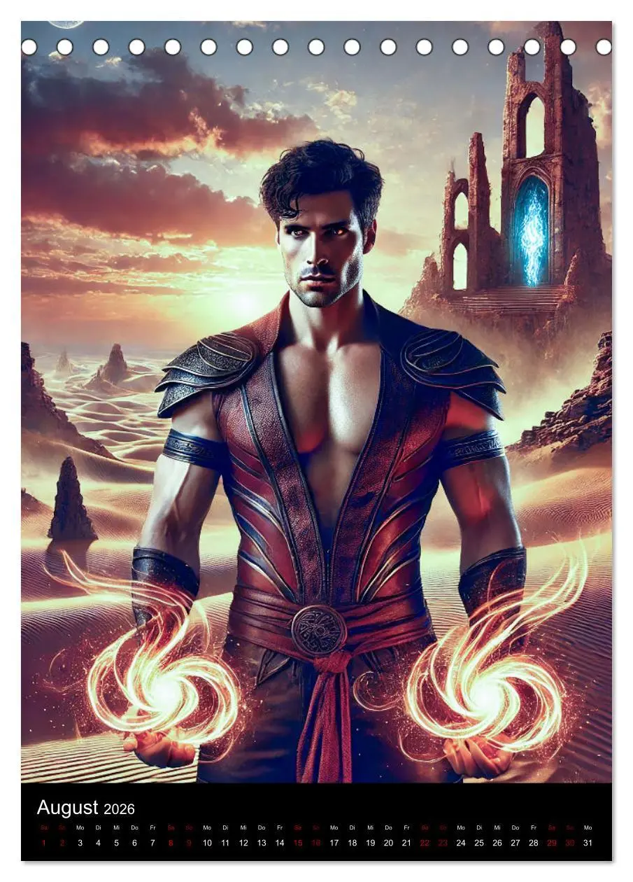 Bild: 9783457259870 | Mystische Welten, Fantasy Naturzauber (Tischkalender 2026 DIN A5...
