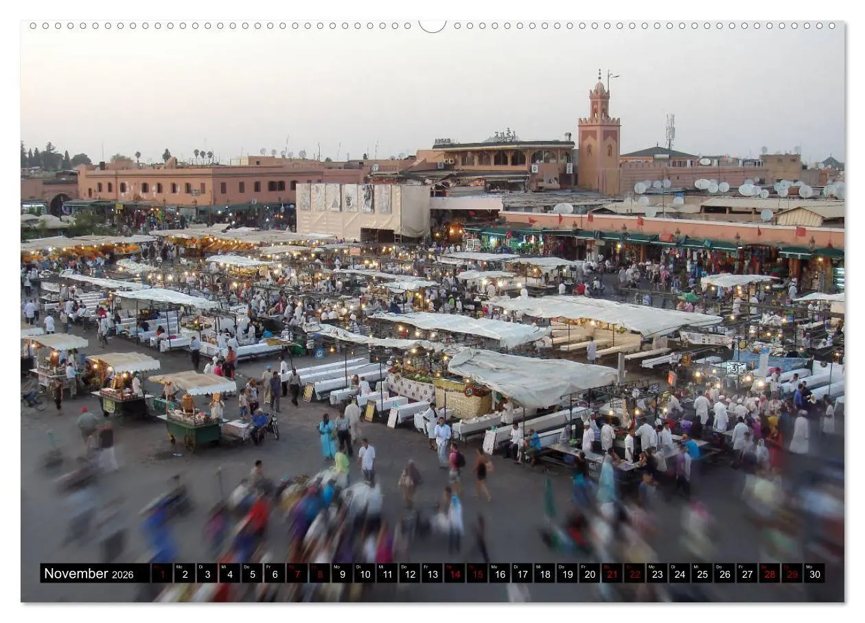 Bild: 9783457879870 | Marokko total (Wandkalender 2026 DIN A2 quer), CALVENDO Monatskalender