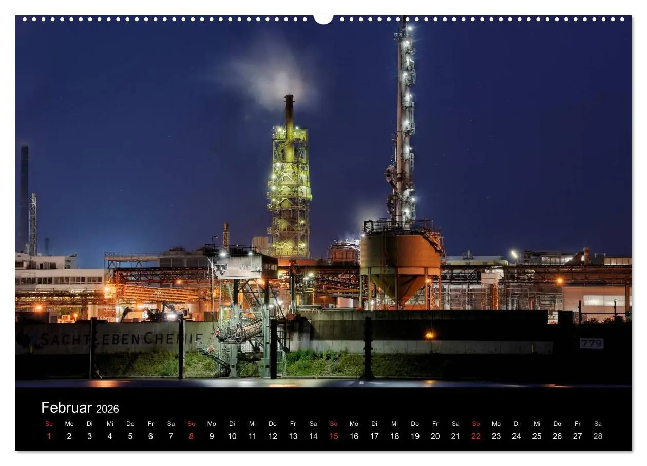 Bild: 9783516109870 | Ruhrlights II - Nachtlichter des Ruhrgebietes (Wandkalender 2026...
