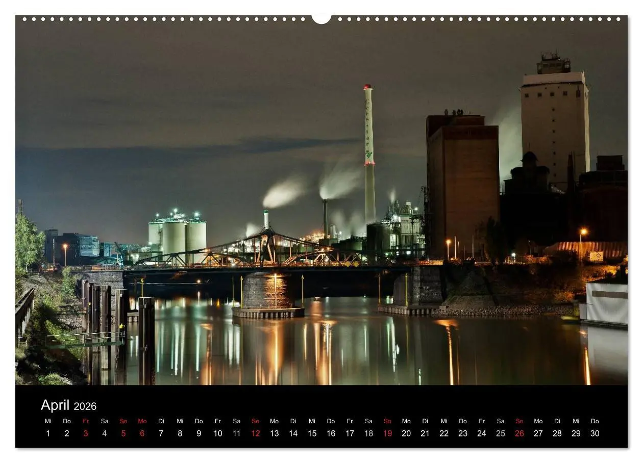Bild: 9783516109870 | Ruhrlights II - Nachtlichter des Ruhrgebietes (Wandkalender 2026...