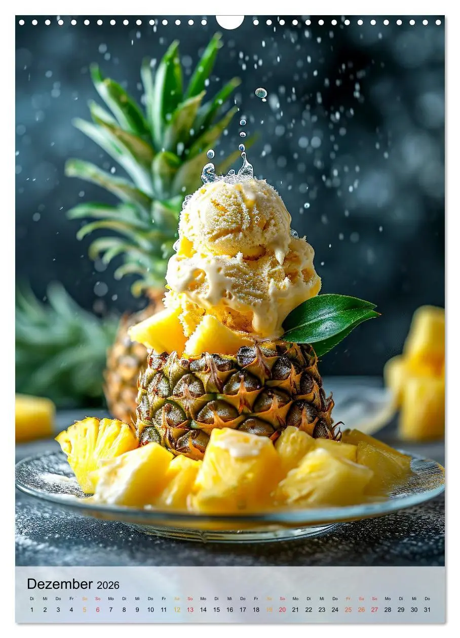 Bild: 9783516279870 | Eis - Raffinessen für Gourmets (Wandkalender 2026 DIN A3 hoch),...