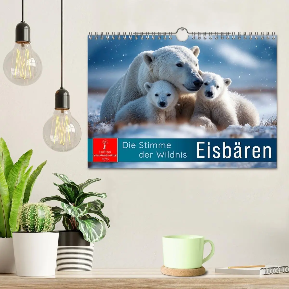 Bild: 9783516659870 | Eisbären - die Stimme der Wildnis (Wandkalender 2026 DIN A4 quer),...
